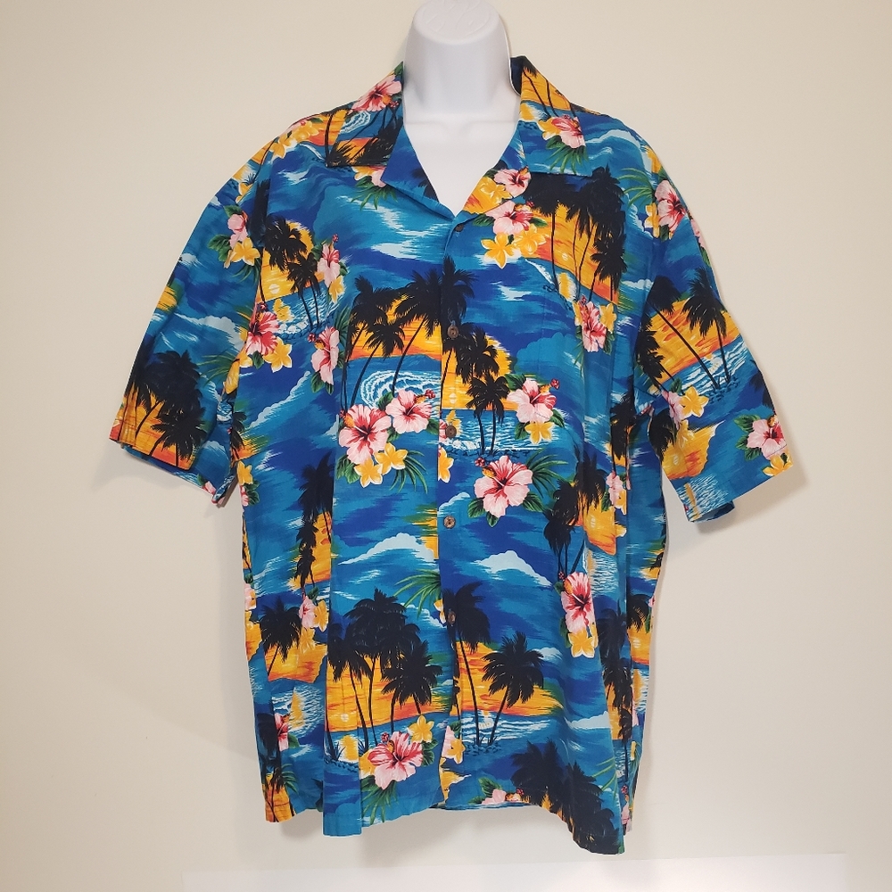 COPY - HAWAIIAN SHIRT MEN'S PACIFIC LEGEND MADE IN HAWAII